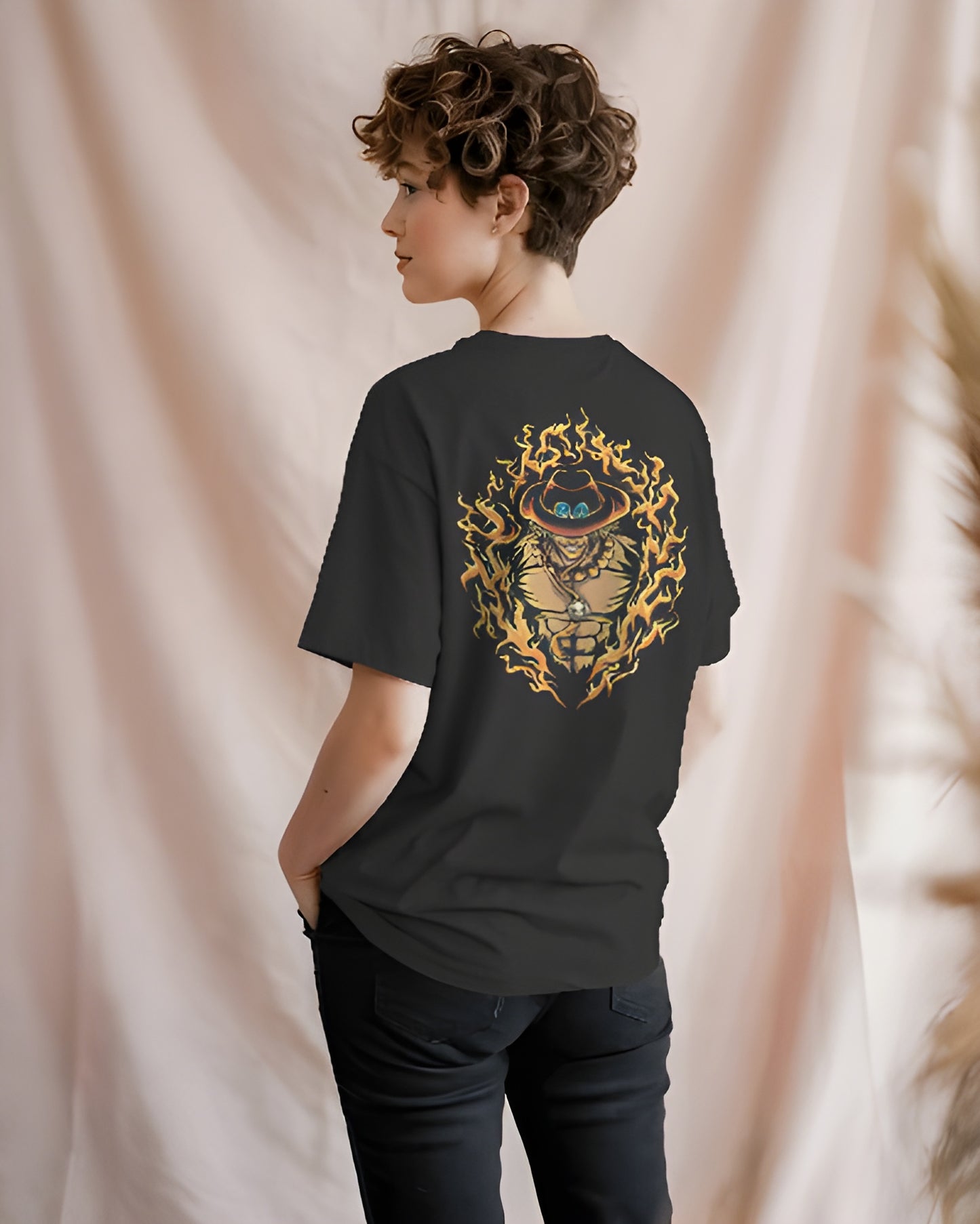 🔥 Unisex Classic Crew T-Shirt – Portgas D. Ace (One Piece) 🏴☠️🔥