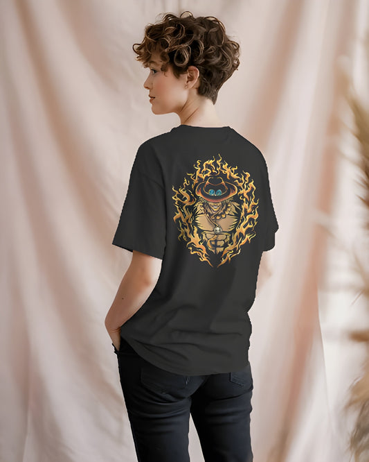 🔥 Unisex Classic Crew T-Shirt – Portgas D. Ace (One Piece) 🏴☠️🔥