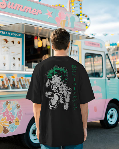 🦸‍♂️ Plus Ultra Power Tee! | My Hero Academia Deku Back Printed Crew T-Shirt | Unisex Fit | 100% Cotton 👕✨